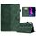 Per Lenovo Tab P11 / J606F Custodia Smart Tablet in pelle goffrata rombo (verde)