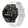 Per Huawei Watch GT Runner 22mm cinturino in silicone con cinturino (bianco) Per Huawei Watch GT Runner 22mm cinturino in silicone con cinturino (bianco)