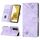 Per Samsung Galaxy S22 5G Custodia in pelle goffrata effetto pelle (viola chiaro) Per Samsung Galaxy S22 5G Custodia in pelle goffrata effetto pelle (viola chiaro)