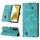 Per Samsung Galaxy S22 + 5G Custodia in pelle goffrata effetto pelle (verde) Per Samsung Galaxy S22 + 5G Custodia in pelle goffrata effetto pelle (verde)