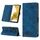 Per Samsung Galaxy S22 + 5G Custodia in pelle goffrata effetto pelle (blu) Per Samsung Galaxy S22 + 5G Custodia in pelle goffrata effetto pelle (blu)