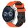 Per Huawei Watch GT3 46mm 22mm Cinturino in silicone bicolore con motivo a calcio (arancione + nero) Per Huawei Watch GT3 46mm 22mm Cinturino in silicone bicolore con motivo a calcio (arancione + nero)