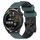 Per Huawei Watch GT Runner 22mm Cinturino in silicone bicolore con motivo a calcio (verde oliva + nero) Per Huawei Watch GT Runner 22mm Cinturino in silicone bicolore con motivo a calcio (verde oliva + nero)