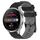 Per Huawei Watch 3 Pro 22mm Cinturino in silicone bicolore con motivo a calcio (nero + grigio) Per Huawei Watch 3 Pro 22mm Cinturino in silicone bicolore con motivo a calcio (nero + grigio)