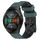 Per Huawei Watch GT 2E 22mm Cinturino in silicone bicolore con motivo a calcio (verde oliva + nero) Per Huawei Watch GT 2E 22mm Cinturino in silicone bicolore con motivo a calcio (verde oliva + nero)