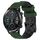 Per Honor Magic Watch 2 46mm 22mm Cinturino in silicone bicolore con motivo a calcio (verde militare + nero) Per Honor Magic Watch 2 46mm 22mm Cinturino in silicone bicolore con motivo a calcio (verde militare + nero)