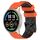 Per Xiaomi MI Watch Sport 22mm Modello di calcio Cinturino in silicone bicolore (arancione + nero) Per Xiaomi MI Watch Sport 22mm Modello di calcio Cinturino in silicone bicolore (arancione + nero)