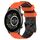 Per Xiaomi Haylou RT2 LS10 Cinturino per orologio in silicone bicolore da 22 mm con motivo a calcio (arancione + nero) Per Xiaomi Haylou RT2 LS10 Cinturino per orologio in silicone bicolore da 22 mm con motivo a calcio (arancione + nero)