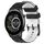 Per Xiaomi Haylou RT2 LS10 Cinturino per orologio in silicone bicolore da 22 mm con motivo a calcio (nero + bianco) Per Xiaomi Haylou RT2 LS10 Cinturino per orologio in silicone bicolore da 22 mm con motivo a calcio (nero + bianco)