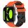 Per Xiaomi Haylou RS4 LS12 Cinturino per orologio in silicone bicolore da 22 mm con motivo a calcio (arancione + nero) Per Xiaomi Haylou RS4 LS12 Cinturino per orologio in silicone bicolore da 22 mm con motivo a calcio (arancione + nero)
