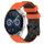 Per Huawei Watch GT3 42mm 20mm Cinturino in silicone bicolore con motivo a calcio (arancione + nero) Per Huawei Watch GT3 42mm 20mm Cinturino in silicone bicolore con motivo a calcio (arancione + nero)