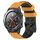 Per Huawei Watch 2 Cinturino in silicone bicolore da 20 mm con motivo a calcio (giallo + nero) Per Huawei Watch 2 Cinturino in silicone bicolore da 20 mm con motivo a calcio (giallo + nero)