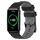 For Honor Watch ES 20mm Cinturino in silicone bicolore con motivo a calcio (nero + grigio) For Honor Watch ES 20mm Cinturino in silicone bicolore con motivo a calcio (nero + grigio)