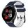 Per Garmin Venu 2 Plus 20mm Football Pattern Cinturino in silicone bicolore (blu notte + bianco) Per Garmin Venu 2 Plus 20mm Football Pattern Cinturino in silicone bicolore (blu notte + bianco)