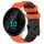 Per Garmin Forerunner 55 20mm Cinturino per orologio in silicone bicolore con motivo a calcio (arancione + nero) Per Garmin Forerunner 55 20mm Cinturino per orologio in silicone bicolore con motivo a calcio (arancione + nero)