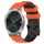 Per Garminmove Luxe 20mm Cinturino per orologio in silicone bicolore con motivo a calcio (arancione + nero) Per Garminmove Luxe 20mm Cinturino per orologio in silicone bicolore con motivo a calcio (arancione + nero)