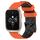 Per Garmin Forerunner Sq2 Music Cinturino per orologio in silicone bicolore da 20 mm con motivo a calcio (arancione + nero) Per Garmin Forerunner Sq2 Music Cinturino per orologio in silicone bicolore da 20 mm con motivo a calcio (arancione + nero)