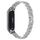 Per Xiaomi Mi Band 7 Cinturino universale in metallo con tre perline Full Diamond (argento) Per Xiaomi Mi Band 7 Cinturino universale in metallo con tre perline Full Diamond (argento)