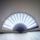 00021 LED Prom Lighting Ventaglio pieghevole Bar Atmosfera colorata Puntelli di gruppo, Colore: bianco