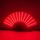 00021 LED Prom Lighting Ventaglio pieghevole Bar Atmosfera colorata Puntelli di gruppo, Colore: rosso