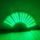 00021 LED Prom Lighting Ventaglio pieghevole Bar Atmosfera colorata Puntelli di gruppo, Colore: verde
