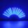 00021 LED Prom Lighting Ventaglio pieghevole Bar Atmosfera colorata Puntelli di gruppo, Colore: blu 00021 LED Prom Lighting Ventaglio pieghevole Bar Atmosfera colorata Puntelli di gruppo, Colore: blu