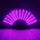 00021 LED Prom Lighting Ventaglio pieghevole Bar Atmosfera colorata Puntelli di gruppo, Colore: rosa 00021 LED Prom Lighting Ventaglio pieghevole Bar Atmosfera colorata Puntelli di gruppo, Colore: rosa