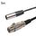 Cavo di bilanciamento Xlrmini Caron da femmina a mini maschio per cavo audio per microfono scheda audio 48V, lunghezza: 5 m Cavo di bilanciamento Xlrmini Caron da femmina a mini maschio per cavo audio per microfono scheda audio 48V, lunghezza: 5 m