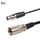 Xlrmini Caron Cavo di bilanciamento da maschio a mini femmina per cavo audio per microfono scheda audio 48V, lunghezza: 5 m Xlrmini Caron Cavo di bilanciamento da maschio a mini femmina per cavo audio per microfono scheda audio 48V, lunghezza: 5 m