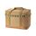 Borsa da campeggio impermeabile per stoviglie e utensili da cucina Borsa da picnic multifunzionale (cachi)