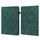 Custodia per tablet in pelle con motivo pavone in rilievo per Samsung Galaxy Tab S5e (verde) Custodia per tablet in pelle con motivo pavone in rilievo per Samsung Galaxy Tab S5e (verde)