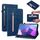 Custodia per tablet in pelle con cerniera tinta unita per Lenovo Tab P11 Pro Gen 2 11.2 (blu) Custodia per tablet in pelle con cerniera tinta unita per Lenovo Tab P11 Pro Gen 2 11.2 (blu)