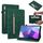 Custodia per tablet in pelle con cerniera tinta unita per Lenovo Tab P11 Pro Gen 2 11.2 (verde) Custodia per tablet in pelle con cerniera tinta unita per Lenovo Tab P11 Pro Gen 2 11.2 (verde)
