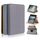 Per custodia per tablet in pelle universale rotante da 6 pollici (grigio)