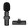 HXSJ F18 2.4G USB-C/Type-C Microfono wireless lavalier con riduzione del rumore (nero)