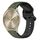 Per Garmin Vivomove Trend 20mm Convex Loop Cinturino in silicone bicolore (verde scuro + nero) Per Garmin Vivomove Trend 20mm Convex Loop Cinturino in silicone bicolore (verde scuro + nero)