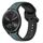 Per Garmin Vivomove Sport 20mm Convex Loop Cinturino in silicone bicolore (verde oliva + nero) Per Garmin Vivomove Sport 20mm Convex Loop Cinturino in silicone bicolore (verde oliva + nero)