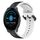 Per Garmin Vivoactive3 Music 20mm Convex Loop Cinturino in silicone bicolore (nero + bianco) Per Garmin Vivoactive3 Music 20mm Convex Loop Cinturino in silicone bicolore (nero + bianco)
