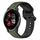 Per Garmin Venu 2 Plus 20mm Convex Loop Cinturino in silicone bicolore (verde scuro + nero) Per Garmin Venu 2 Plus 20mm Convex Loop Cinturino in silicone bicolore (verde scuro + nero)
