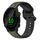Per Garmin Forerunner 158 20mm Convex Loop Cinturino in silicone bicolore (verde scuro + nero) Per Garmin Forerunner 158 20mm Convex Loop Cinturino in silicone bicolore (verde scuro + nero)