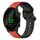 Per Garmin Forerunner 158 20mm Convex Loop Cinturino in silicone bicolore (rosso + nero) Per Garmin Forerunner 158 20mm Convex Loop Cinturino in silicone bicolore (rosso + nero)