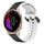 Per Garmin Venu 20mm Convex Loop cinturino in silicone bicolore (nero + bianco) Per Garmin Venu 20mm Convex Loop cinturino in silicone bicolore (nero + bianco)