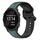 Per Garmin Forerunner 245 Music 20mm Convex Loop Cinturino in silicone bicolore (verde oliva + nero) Per Garmin Forerunner 245 Music 20mm Convex Loop Cinturino in silicone bicolore (verde oliva + nero)