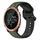 Per Garmin Forerunner 645 Music 20mm Convex Loop Cinturino in silicone bicolore (verde scuro + nero) Per Garmin Forerunner 645 Music 20mm Convex Loop Cinturino in silicone bicolore (verde scuro + nero)