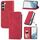 Custodia in pelle magnetica per Samsung Galaxy S23 5G Retro Skin Feel (rosso) Custodia in pelle magnetica per Samsung Galaxy S23 5G Retro Skin Feel (rosso)
