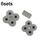 Per Nintendo Dual Screen Lite 6set Pad in gomma conduttiva Tasti adesivi in silicone morbido Per Nintendo Dual Screen Lite 6set Pad in gomma conduttiva Tasti adesivi in silicone morbido