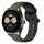 Per Huawei Watch Buds 22mm Convex Loop Cinturino in silicone bicolore (verde scuro + nero) Per Huawei Watch Buds 22mm Convex Loop Cinturino in silicone bicolore (verde scuro + nero)