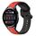 Per Huawei Watch 3 22mm Convex Loop Cinturino in silicone bicolore (rosso + nero) Per Huawei Watch 3 22mm Convex Loop Cinturino in silicone bicolore (rosso + nero)