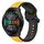 Per Huawei Watch GT 2E 22mm Convex Loop Cinturino in silicone bicolore (giallo + nero) Per Huawei Watch GT 2E 22mm Convex Loop Cinturino in silicone bicolore (giallo + nero)
