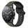 Per Xiaomi MI Watch S1 22mm Convex Loop Cinturino in silicone bicolore (verde scuro + nero)